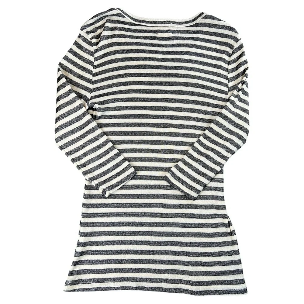 Anthropologie Michael Stars Women's Shine V-Neck Long-Sleeve Tee In Size XS/S - Picture 4 of 8